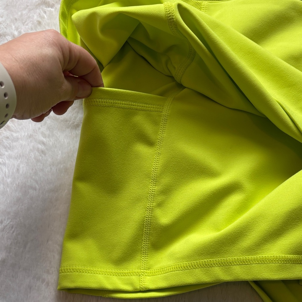 Reebok Neon Green Athletic Skort with shorts - Picture 6 of 8